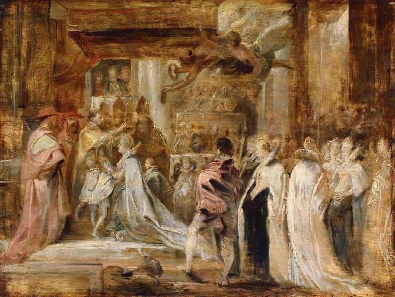 Peter Paul Rubens Coronation of Marie de Medicis. China oil painting art